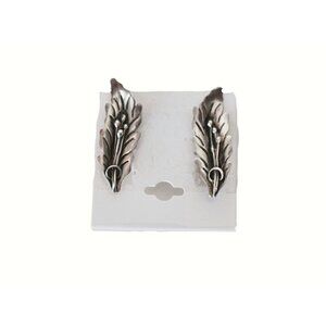 Vintage Sterling Silver Earrings Screw Back Mexico Alpaca  1970s Lot C